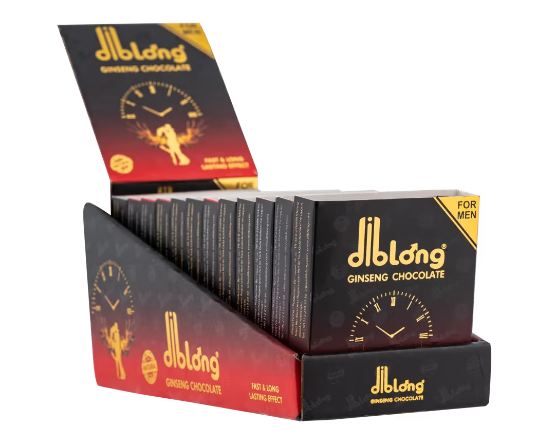 Diblong Bitter Chocolate with Ginseng 16 g